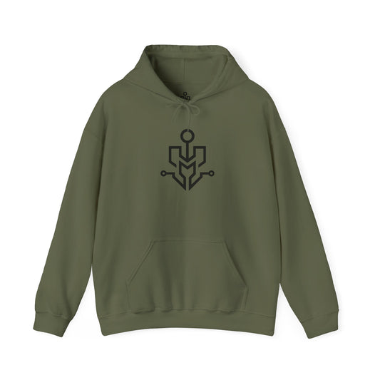Mech God Unisex Heavy Blend Hoodie – Cyber Myth Vol. 1