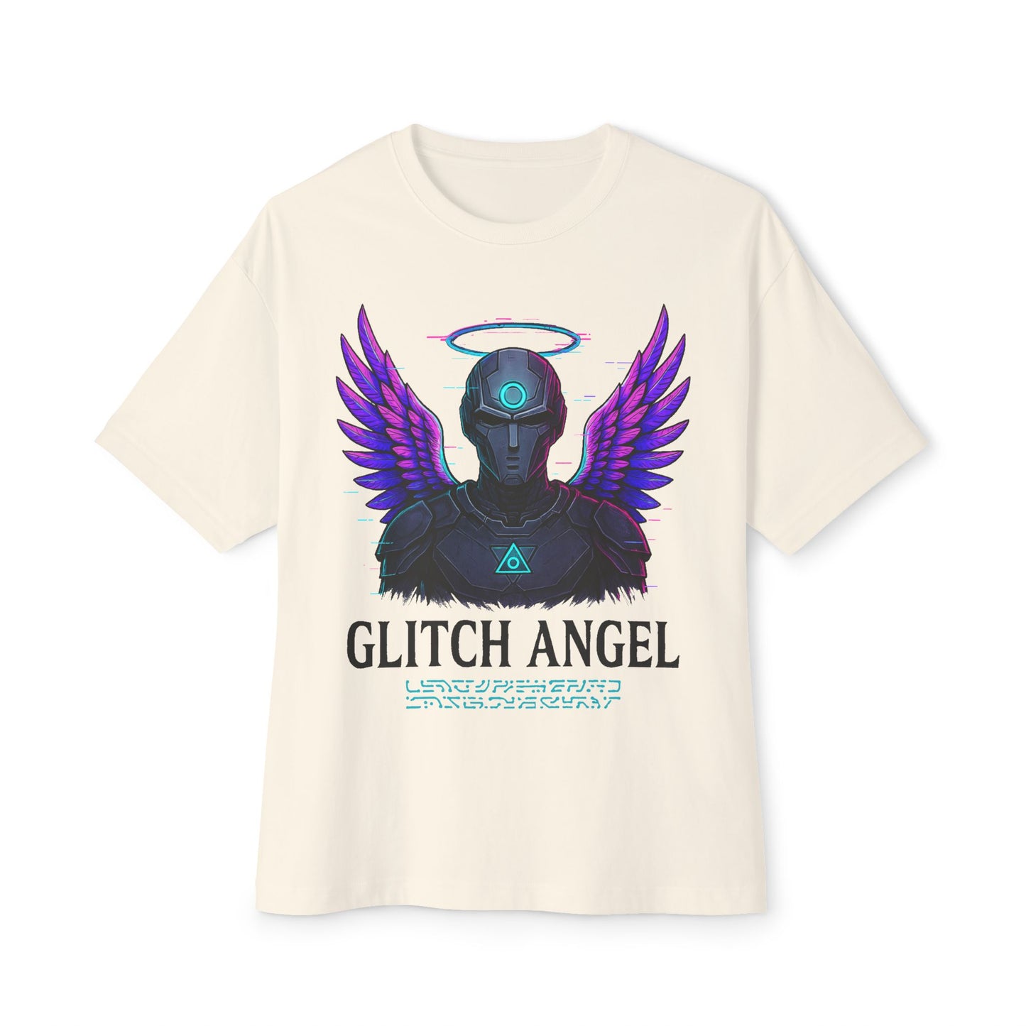 Glitch Angel Oversized Tee – Cyber Myth Vol. 1