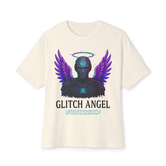 Glitch Angel Oversized Tee – Cyber Myth Vol. 1