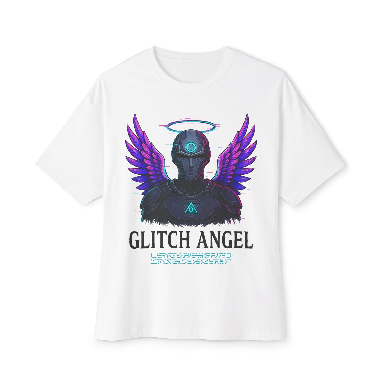 Glitch Angel Oversized Tee – Cyber Myth Vol. 1