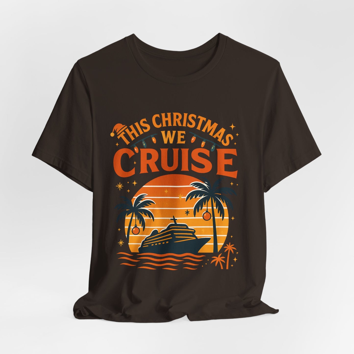 Cruise T-Shirt - "This Christmas We Cruise" Holiday Vacation Tee